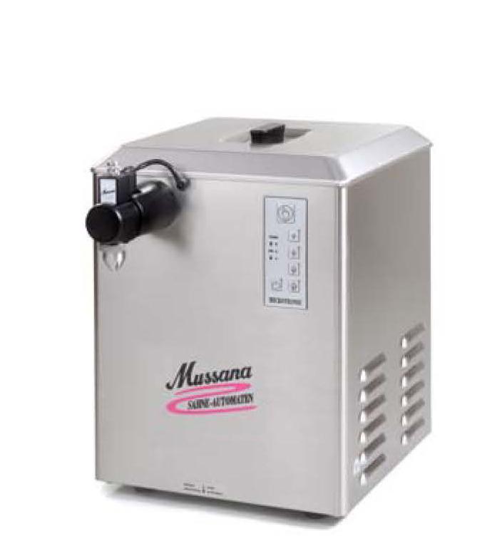 Mussana appareil à chantilly Grande Microtronic 12 Litres - Robinet LoMussana appareil à chantilly Grande Microtronic avec 12 litres de crème chantilly et son robinet long de 10 cm.
Version idéale pour les crêperies et les restaurateurchantillyMussanaCrepiere-Automatique.frMussana appareil à chantilly Grande Microtronic 12 Litres - Robinet Long