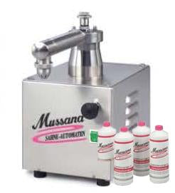 Mussana appareil à chantilly Labo avec 4 litres de nettoyantMussana, appareil à chantilly Labo avec 4 litres de nettoyant microclean.
Conçu pour une utilisation en cuisine ou en laboratoire de fabrication.
Sans Groupe Froid, chantillyMussanaCrepiere-Automatique.frMussana appareil à chantilly Labo avec 4 litres de nettoyant