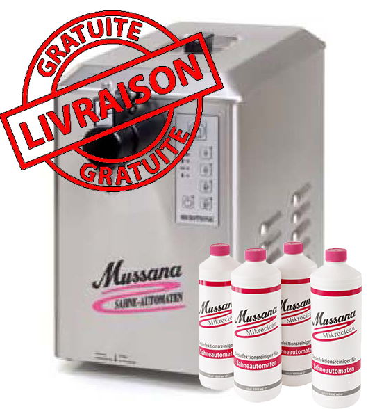 Mussana appareil à chantilly Lady Microtronic 6 Litres - 4L NettoyantMussana appareil à chantilly Lady Microtronic 6 litres avec ses 4 litres de nettoyant microclean.
Cette machine à chantilly est notre best-seller.
Consommation d'échantillyMussanaCrepiere-Automatique.frMussana appareil à chantilly Lady Microtronic 6 Litres - 4L Nettoyant