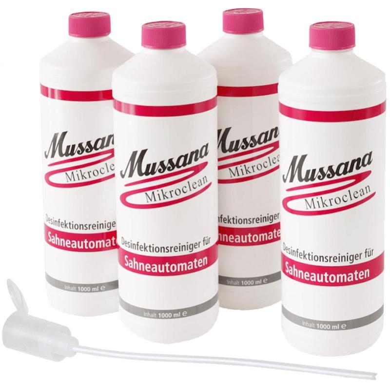 Mussana Microclean Produit Nettoyant X4 LitresLot de 4 litres de produit nettoyant Microclean pour machine à chantilly Mussana.
Produit peu moussantPouvoir nettoyant élevéAgit rapidementEfficacité antimicromiennchantillyMussanaCrepiere-Automatique.frMussana Microclean Produit Nettoyant X4 Litres